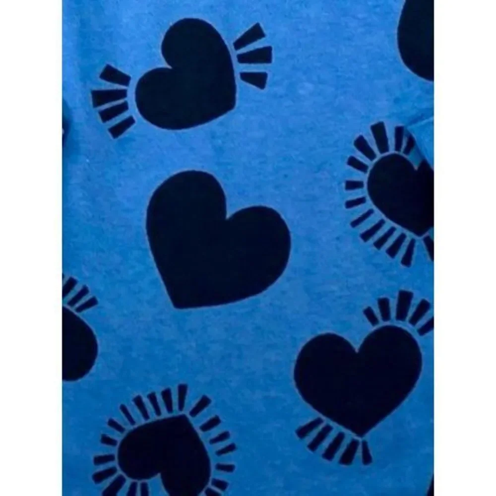 OLD NAVY Kids Toddler Girls 5 (XS) Allover Hearts Print Hooded Pullover Dress